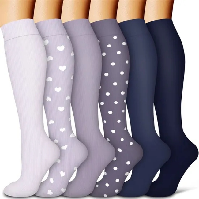 Unisex Men Women Wholesale Cotton Compression Sport Socks