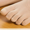 Ultra Low-Cut Liner with Gel Tab Breathable Orthopedic Compression Socks Women′s Toe Socks