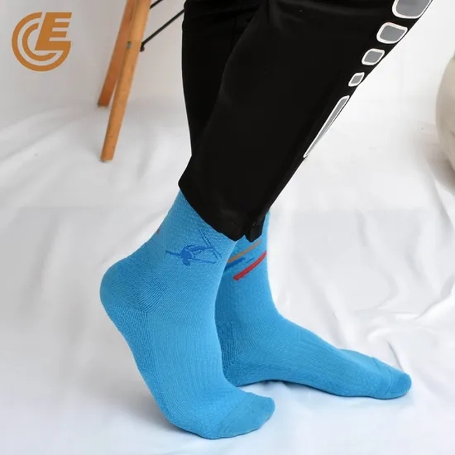 Simple Design Comfortable Anti-Bacterial Athletic Sports Compression Socks