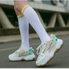 Custom Logo Cotton Compression Antislip Knee High Athletic Socks Football Tennis Golf Women Sport Sock