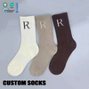 Low MOQ Wholesale Logo Design Cotton Custom Crew Breathable Grip Crew Running Compression Cushion Crew Sports Men Socks