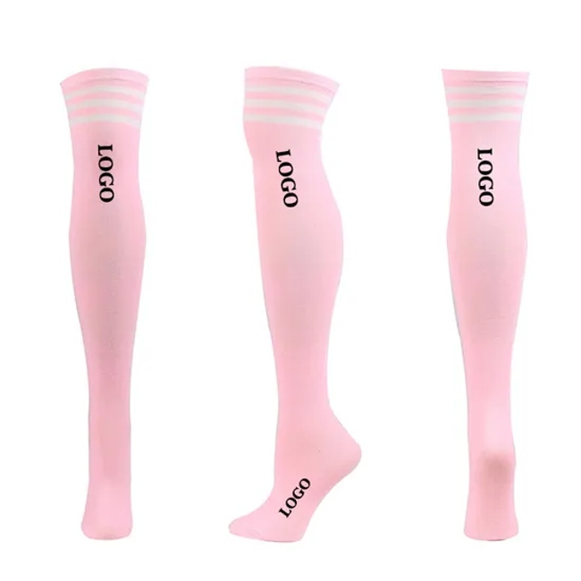 Custom Logo and Pattern Sweat-Absorbent Designer Compression Socks for Men and Women Sport Socks for Running Football