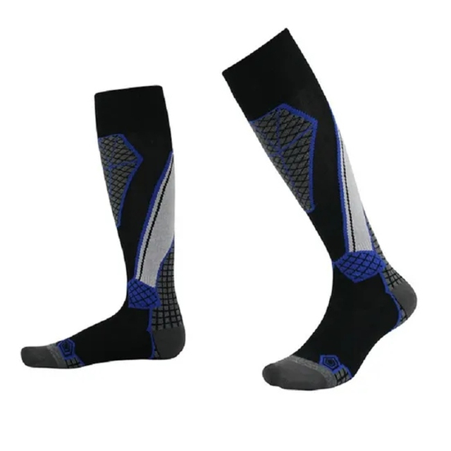 Compression Thick Warm Merino Wool Socks Knee High Outdoor Sports Wbb17070