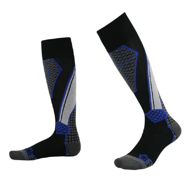 Compression Thick Warm Merino Wool Socks Knee High Outdoor Sports Wbb17070