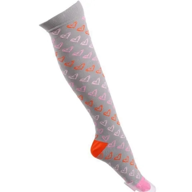 Multi Color Custom Men Women Wholesale Knee High Compression Socks