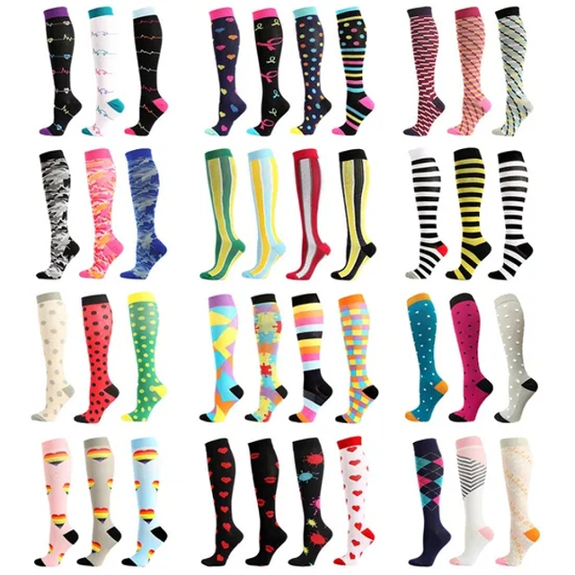 Coutton Ins Fashion Unisex Thigh High Sport Compression Socks