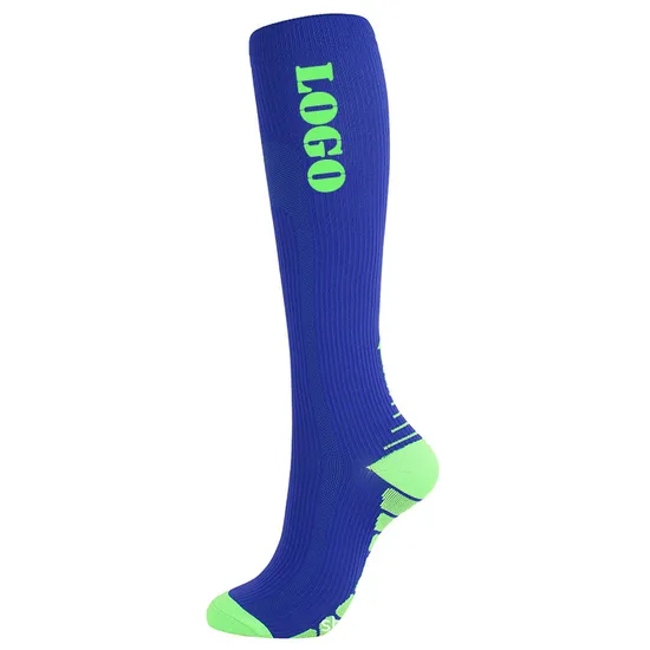 2024 Casual Winter Unisex Knitted High Quality Professional Compression Socks Solid Color Breathable Custom Socks