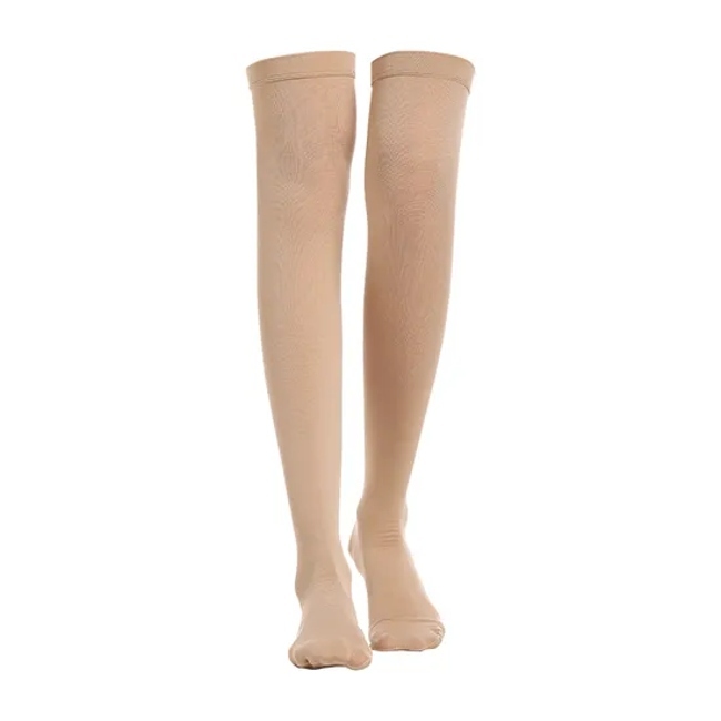 Medical Post Surgical Socks Length Socks with Toe Coverage Post Recovery Surgical Varicose Veins Thigh High Pressure Medical Grade Socks Compression Garments