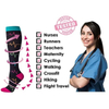 Nurse Compression Socks Running Women & Men Socks for Flight Travel Athletic Crossfit Outdoor Cycling Long Pressure Stockings