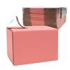 Personalised Brown Foldable Cardboard Shipping Carton Box with Tear Strip Zipper Recycled Materials for Socks Packaging Mailer