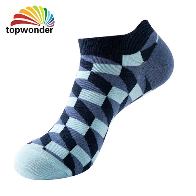 Wholesale and Customize All Designs of Geometric Figure Sock, Boat Sock, Summer Sock, Low Ankle Sock in Many Colors, Sizes and Material