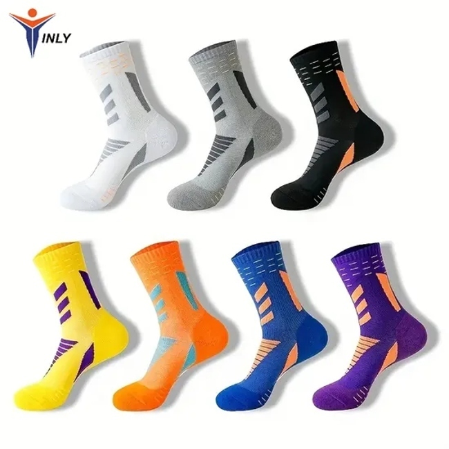 Professional Factory Custom Men Basketball Socks Football Sock More Durable Breathable Sock Quality Sport Socks