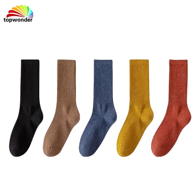 Customize and Wholesale All Colors of Striped Knee High Single Color Sports Sock in Many Colors and Sizes