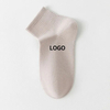 Unisex Fashion Short Socks with Customized Logo Solid Color Socks Summer Design Your Logo Socks with High Quality