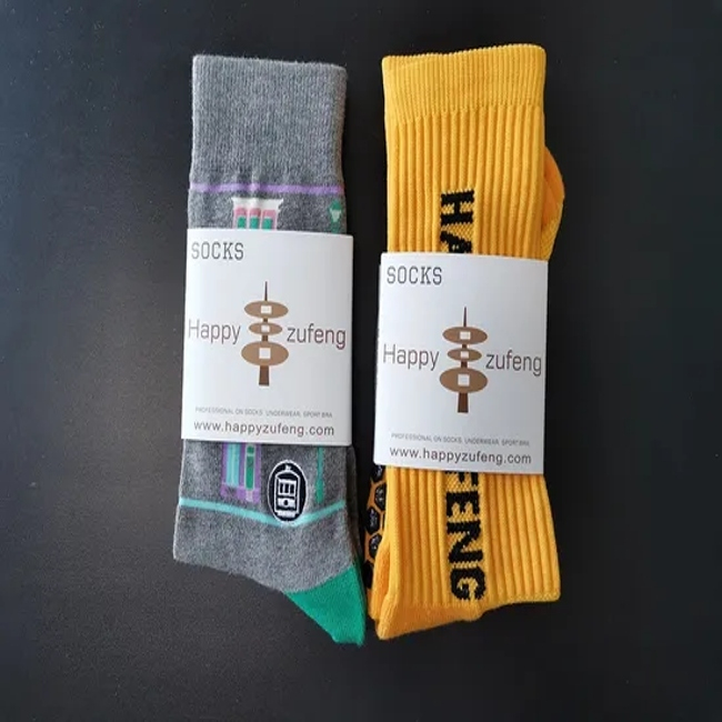 Stylish Custom Socks with Unique Branding and Packaging