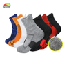 Customize All Types of Crew Cushion Terry Bottom Dry-Fit Football Basketball Sports Sock at Low Price and High Quality