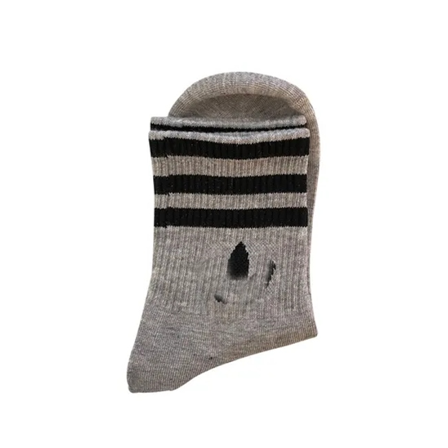 Customizable Logo New Men′s and Women′s MID Length Socks, Simple and Breathable Sports Socks