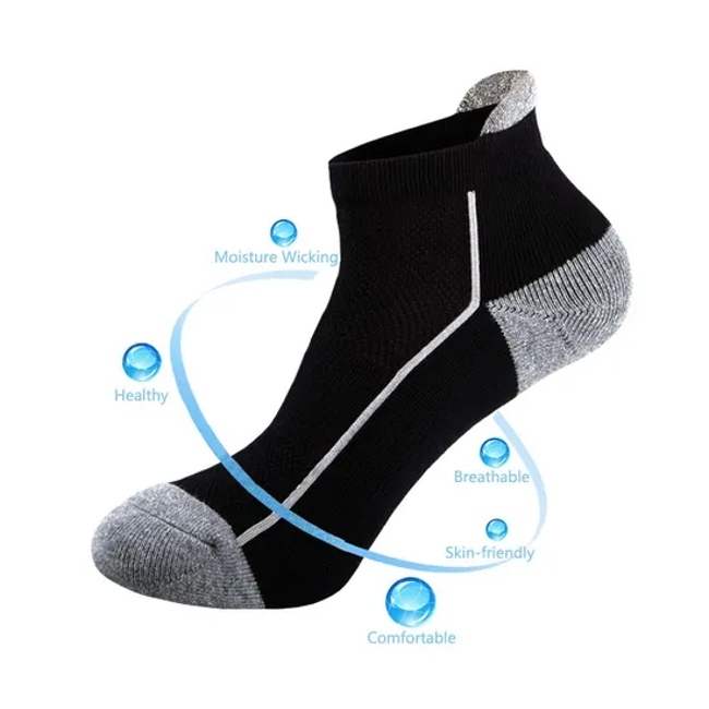 Customized Wholesale Mens Knitted Socks Jacquard Cotton Compression Mens Socks