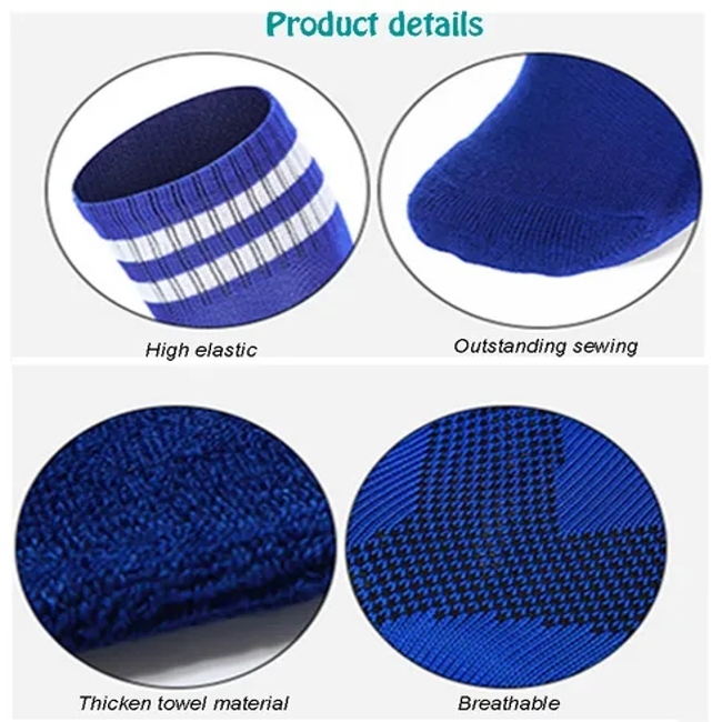 Custom Embroidery Print Logo Available Blank White Man Sports Socks Middling Breathable Sport Running Basketball Long Socks