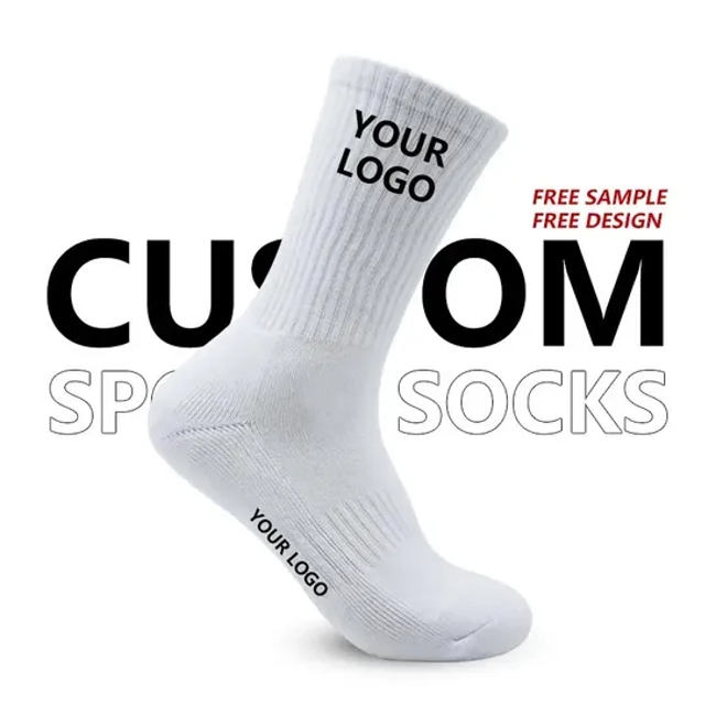 Custom Logo Street Color Fashion Simple Socks Sports Unisex Socks