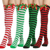 Customize All Designs of Colorful Rainbow Sock Stripe Sock Over Knee High Sock Bow Stocking Party Stocking in Many Colors, Sizes and Material