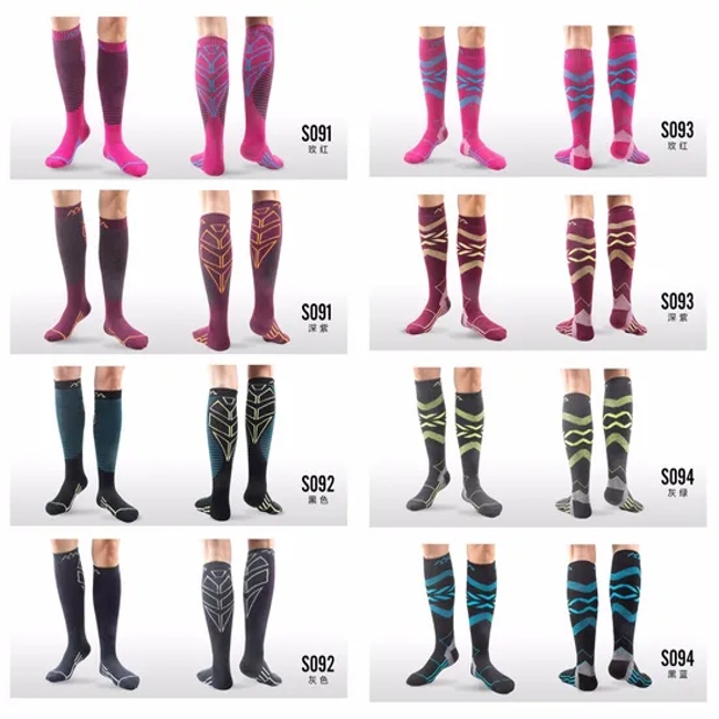 Outdoor Fine Merino Wool Sock Womens Athletic Hiking Walking Skiing Argyle Socks