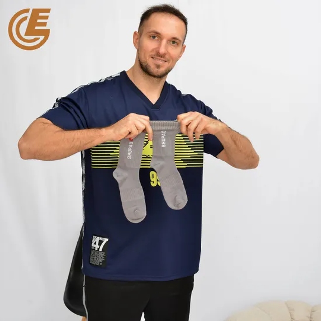 Qlm-325-8 Summer Quick Dry Breathable Cotton Compression Sports Socks
