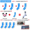 Wholesale Customized Logo Compression Nylon Coolmax Men′s Cycling Socks
