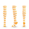 Striped Stockings Over Knee Thigh High Socks Anime Preppy Socks Multi Color