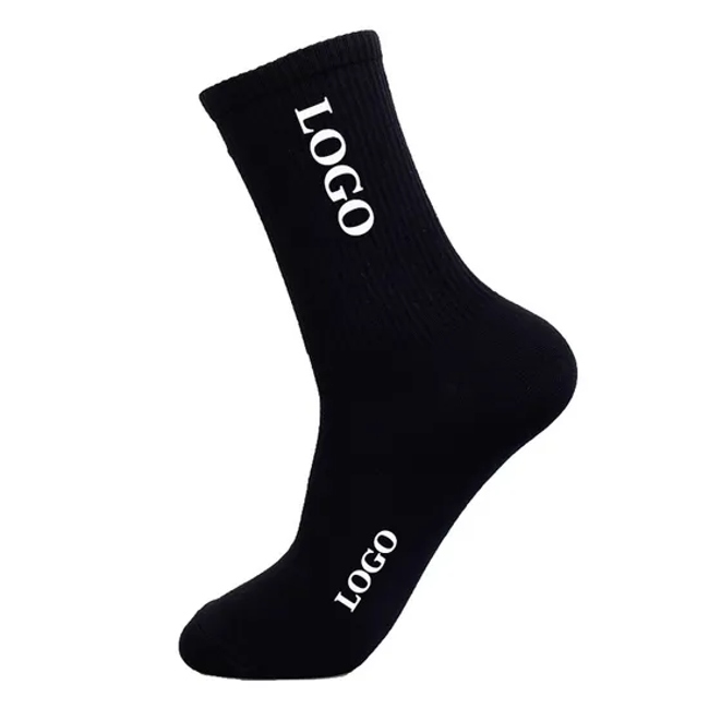 2024 New Style Wholesale Custom Logo High Quality Compression Stockings Solid Color Cotton Sports Warm Socks
