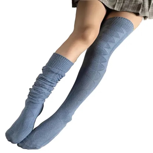 Women Stripe Compression Knee High Socks