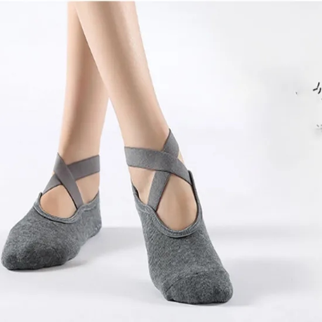 2024 Hot Sale Wholesale Custom Non-Slip Women Ankle Cotton Pilates Yoga Socks
