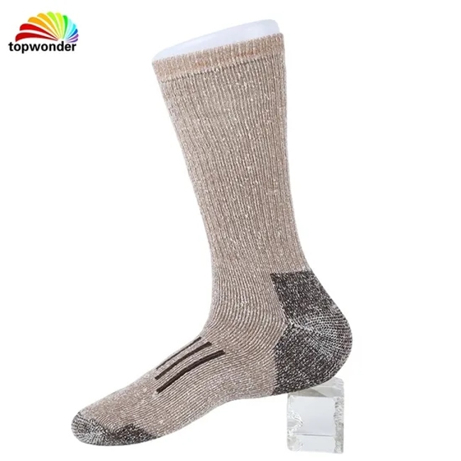 Customize and Wholesale Winter Thermal Thick Outdoor Wool Sports Sock with Terry Bottom in Many Colors and Sizes at Low Prices