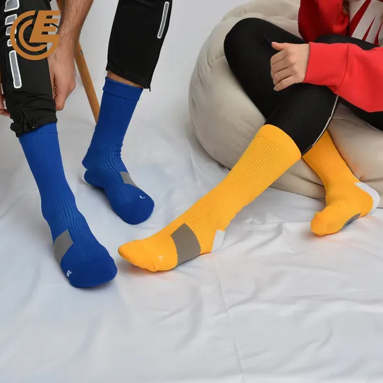 Custom High Quality Elasticity Anti-Slip Athletic Basketball Running Ankle Compression Socks