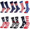 Customize All Sorts of Fashion Sport Sock Casual Sock Stripe USA Flag Sock in Many Designs, Colors, and Material