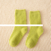 Promotional price Custom sleeping socks autumn winter white velvet warmth thick towel socks boys cotton crew socks