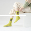 Autumn Absorb Sweat Breathable Pure Cotton Knitting Women s Socks Custom Logo Colour Crew Socks For Unisex