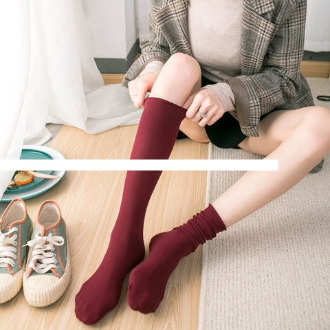 Wholesale Funny women girl street fashion crew Pile socks
