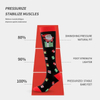 Custom Christmas Medical Compression Support Socks 15-20 Mmhg Halloween Compression Socks