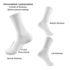 Premium Grip Custom Sports Socks, Breathable Cotton Crew Compression Socks for Athletes