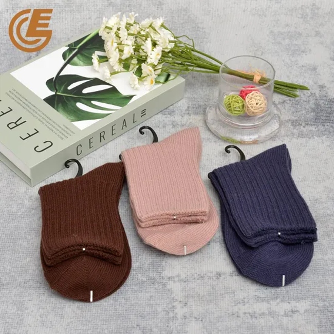 Qlm-105-8 Spandex Winter Thermal Warm Compression Thick Cotton Socks