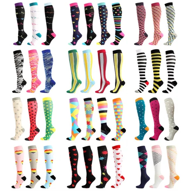 Qlm-105-8 Spandex Winter Thermal Warm Compression Thick Cotton Socks