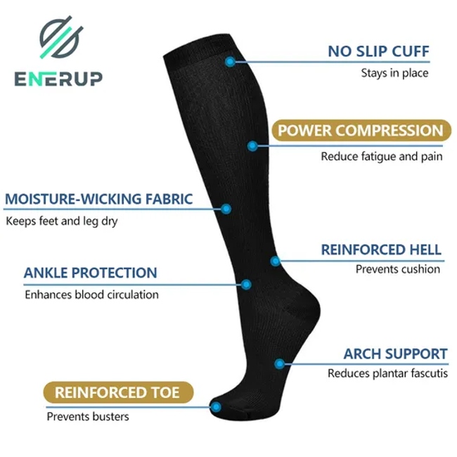 Compression Socks Quick Dry Running Sport Knee Hight Socks