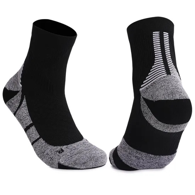Wholesale Customization Coolmax Crew Compression Running Socks Sports Hiking Basketball Moisture Wicking