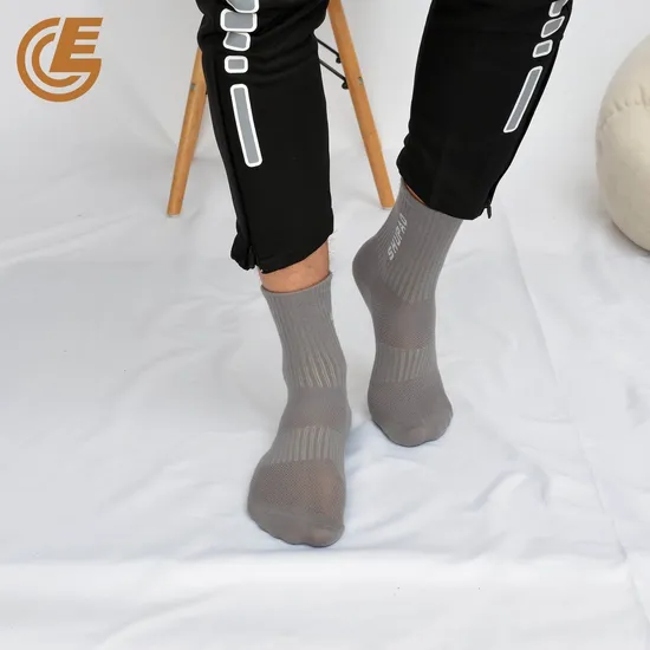 Qlm-325-9 Quick Dry Summer Breathable Cotton Compression Sports Socks