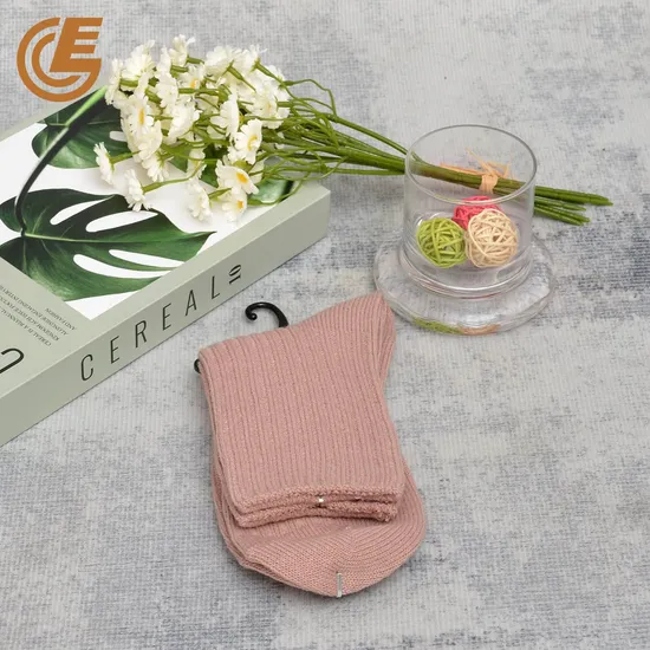 Qlm-105-2 Anti Bacterial Casual Breathable Cotton Compression Women Socks