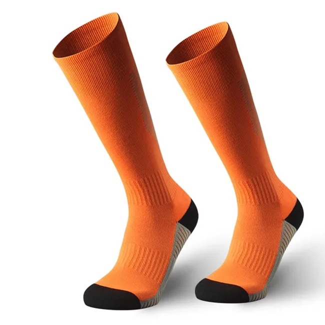 Custom Logo Adult Kids Baseball Socks Compression Sport Knee High Youth Football Socks