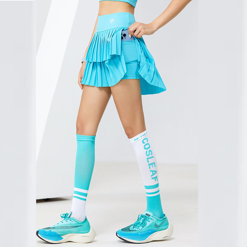 high-value buyer Women Sports Mini Pleated Skirt Golf Tennis Skirts With Pocket Double Layer Gym Fitness Running Yoga Athletic 