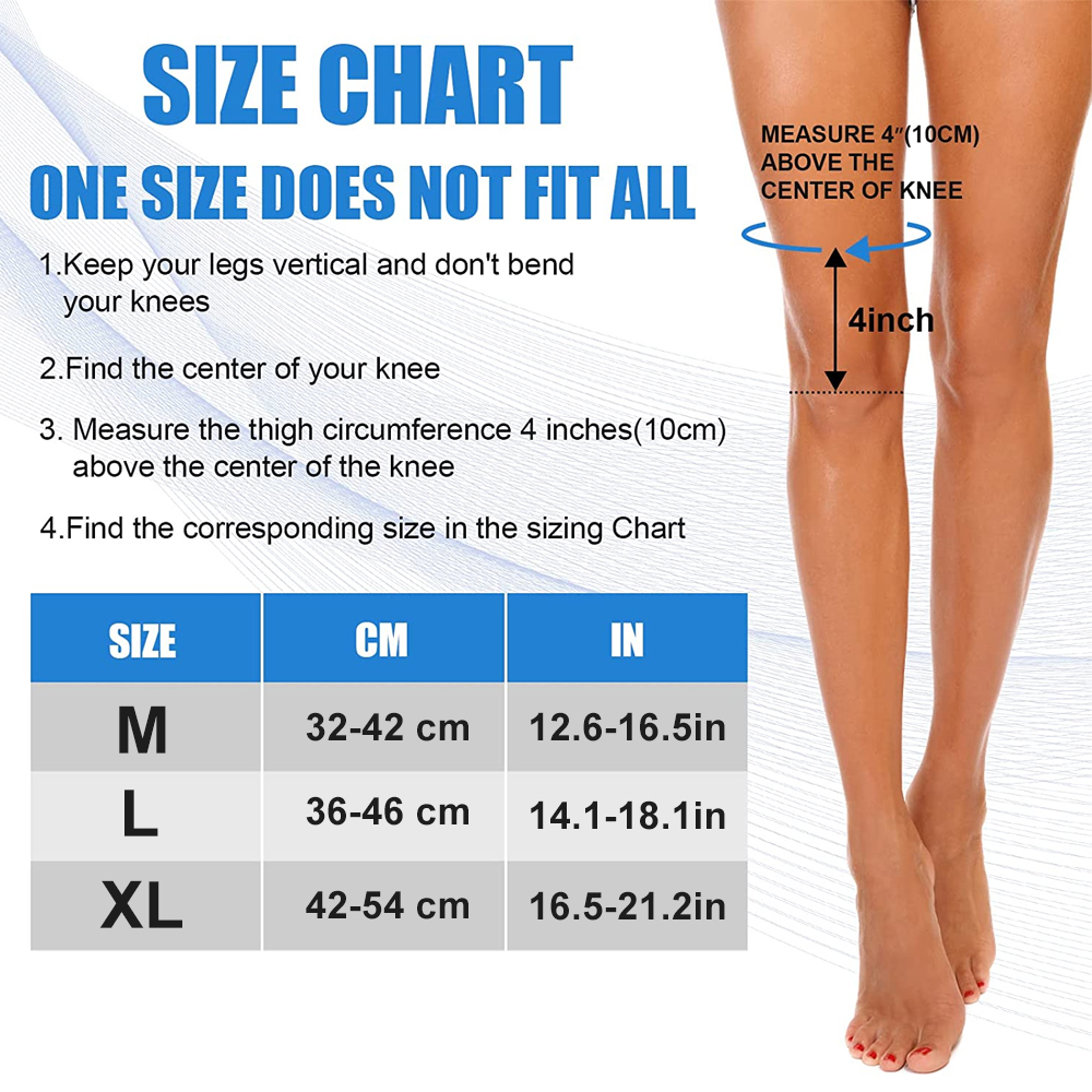home use PCS Full Leg Compression Sleeves,Unisex,Thigh High Compression Stocking Support for Thigh Calf 