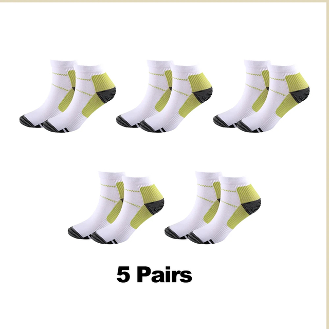 discount prices Men Women Socks Couples Elastic Pressure Compression Socks Outdoor Sports Trail Running Cycling Ankle Socks 